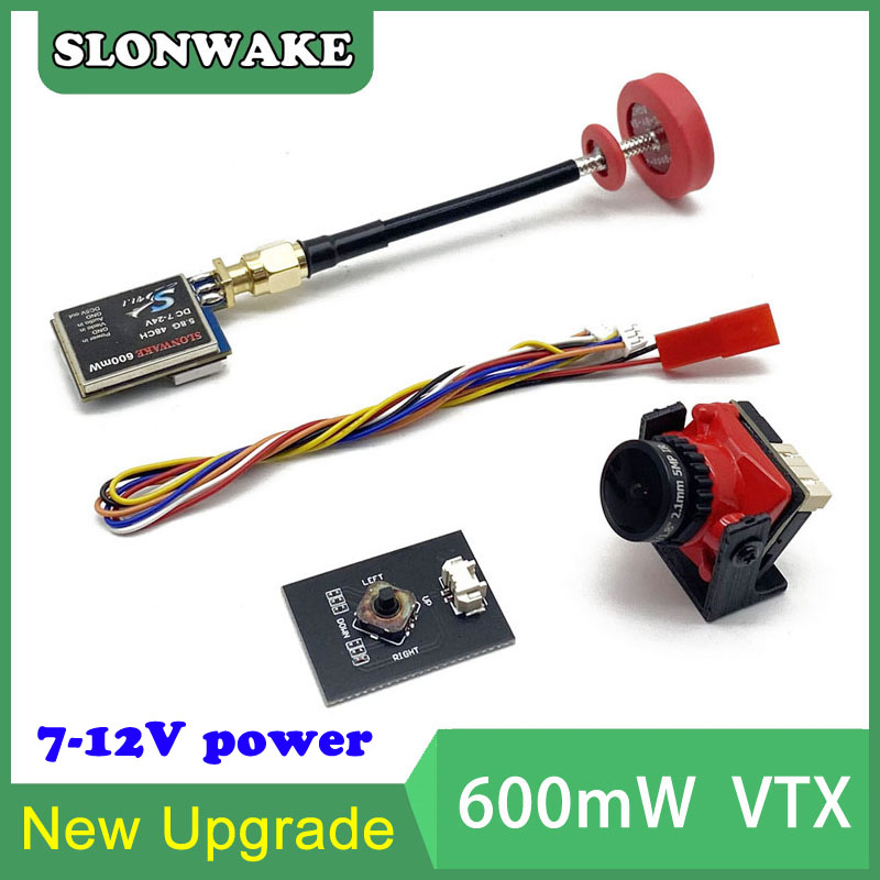 Drone Receiver - 5.8 グラム 48CH 600mW 調整可能な VTX-CAM