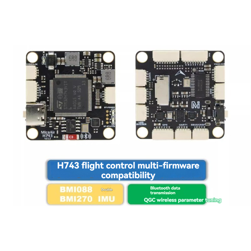 Drone Flight Controller - MicoAir743 V2 フライトコントローラー デュアルIMU Bluetoothチューニング APM