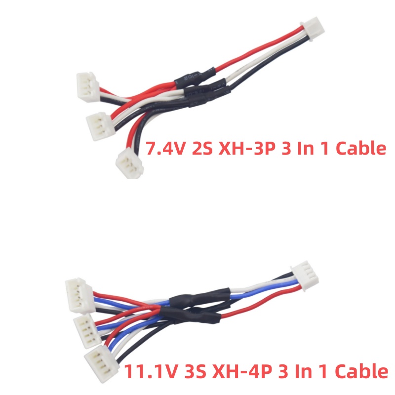Drone Charger - MJX B3 RC ドローンバッテリー充電器 3-in-1 パラレル充電ケーブル