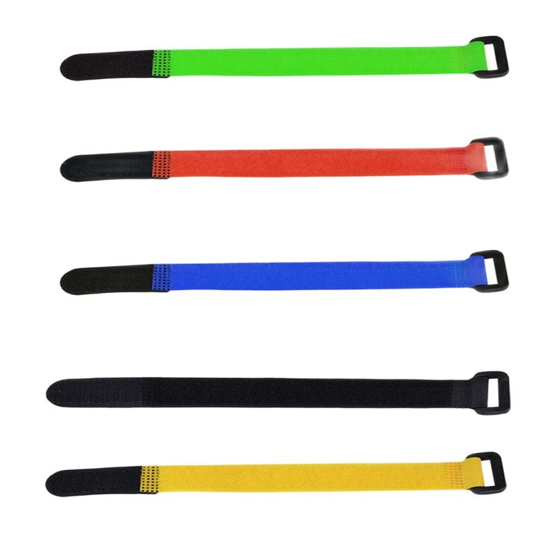 Drone Battery Strap - バッテリー付きナイロンストラップ,20x300mm,クリエイティブステッカー,再利用可能なケーブルタイ,ヘリコプターrcクワッドコプター用,10個
