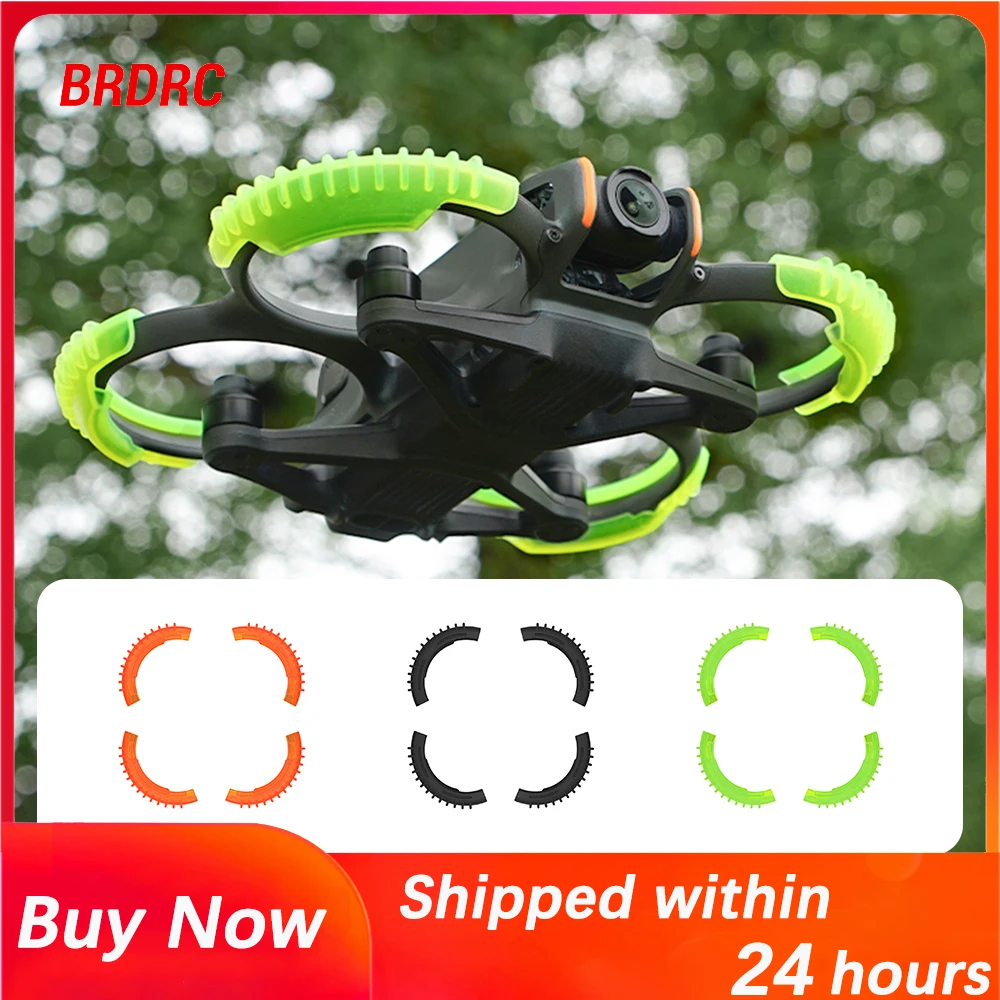 Drone Propeller Guard - Brdrc-軽量プロペラガード,衝突防止バンパー,dji avata 2ドローン用アクセサリー,インパクトプロテクター