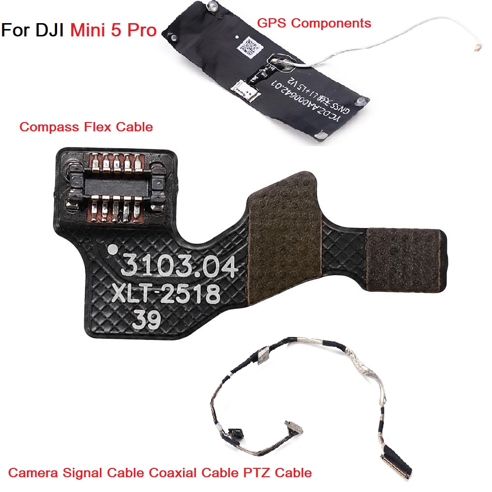 Drone Compass - 修理部品コンパスフレックスケーブル/GPSコンポーネント DJI Mini 5 Pro カメラ信号ケーブル同軸ケーブル