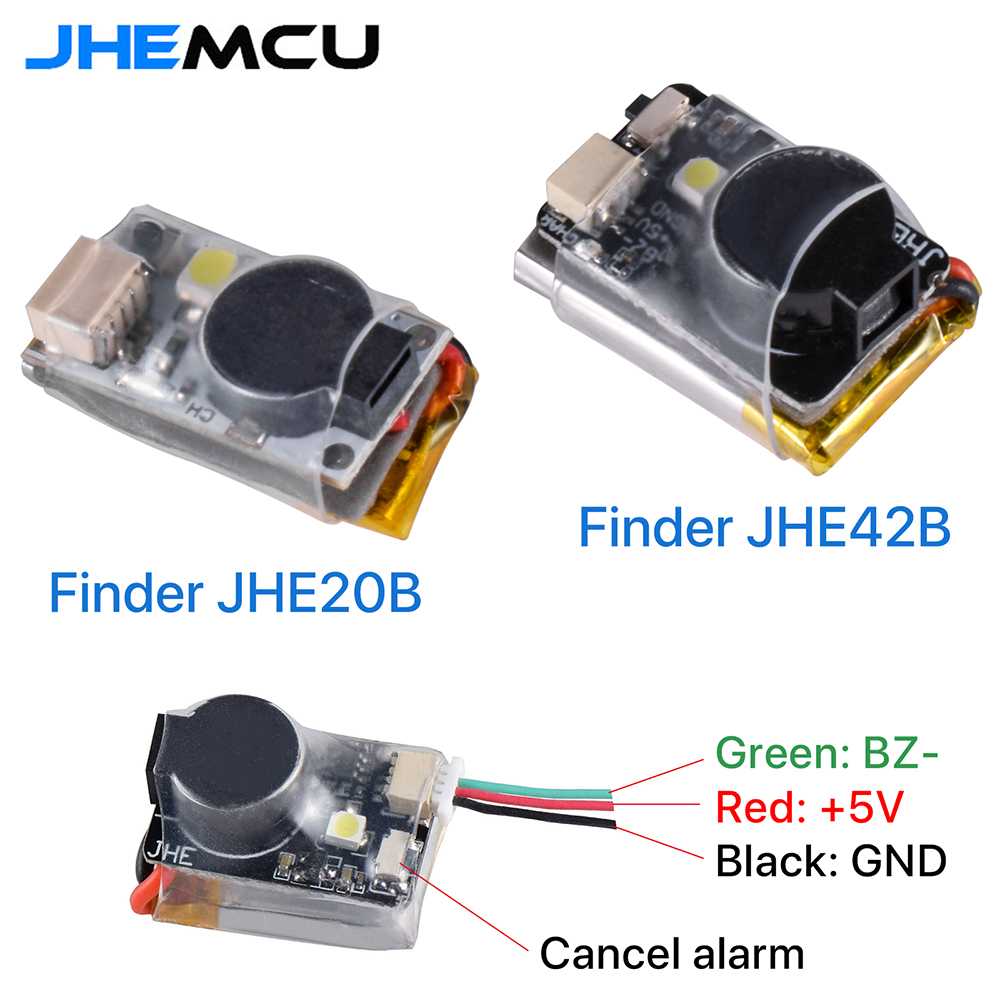 Drone Buzzer - JHEMCU JHE42B/JHE20B ファインダー ミニ 5V 超大音量紛失防止ブザー
