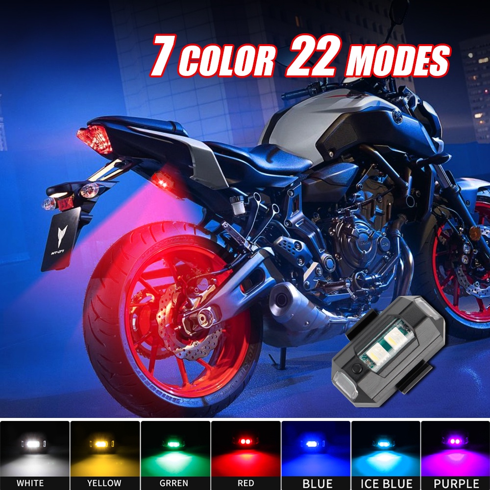 Drone Led Light - 1PC 7 色ミニ USB 充電 LED