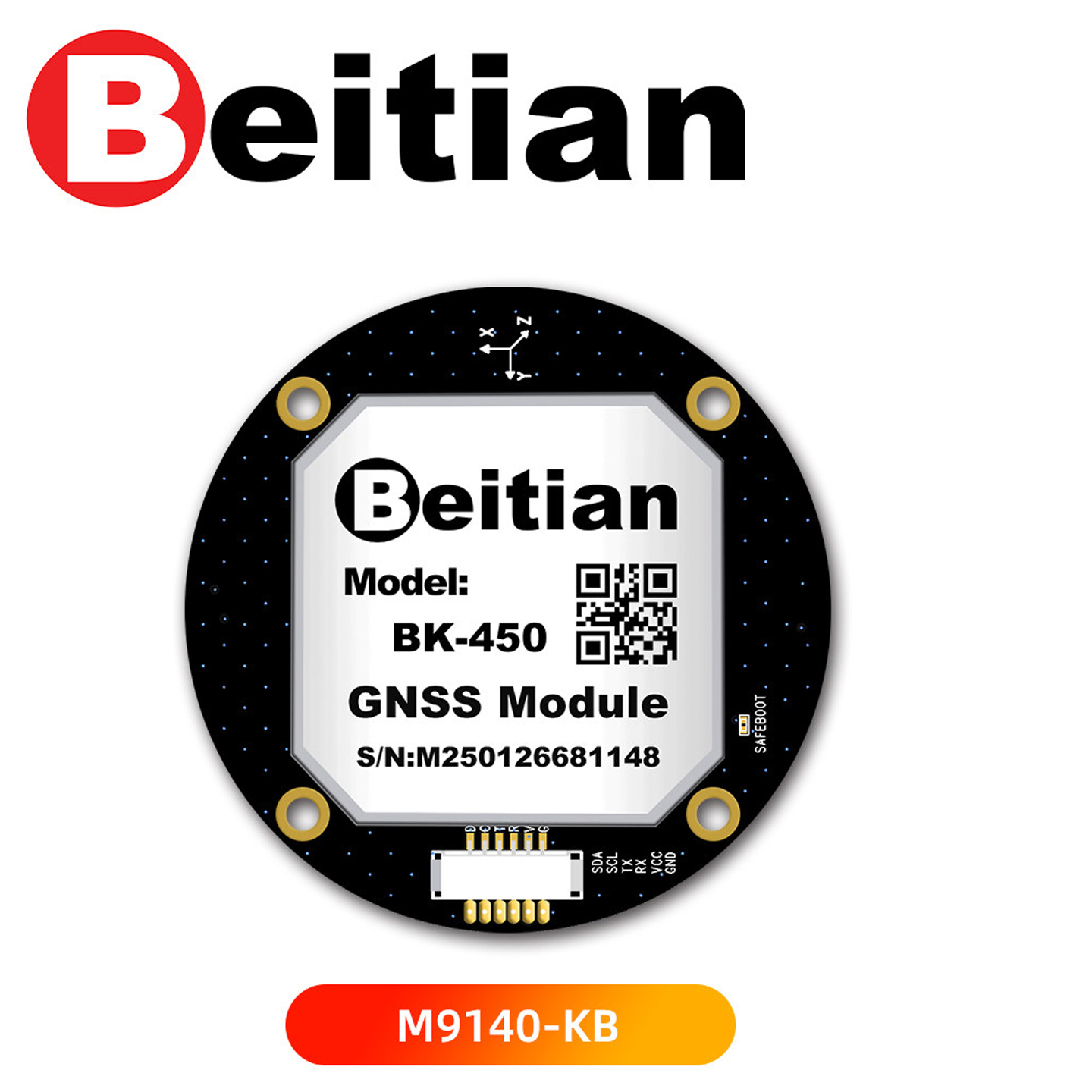 Drone Gps Module - Beitian BK-450 BK450 M9 M10 GPSモジュール（コンパスQMC5883搭載、アンテナ付き）超低消費電力GNSS受信機（FPVドローン用）