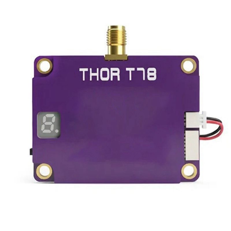 Drone Transmitter - WOWFU-THOR T78 3W FPVビデオトランスミッター 7.2G-8G 長距離VTX