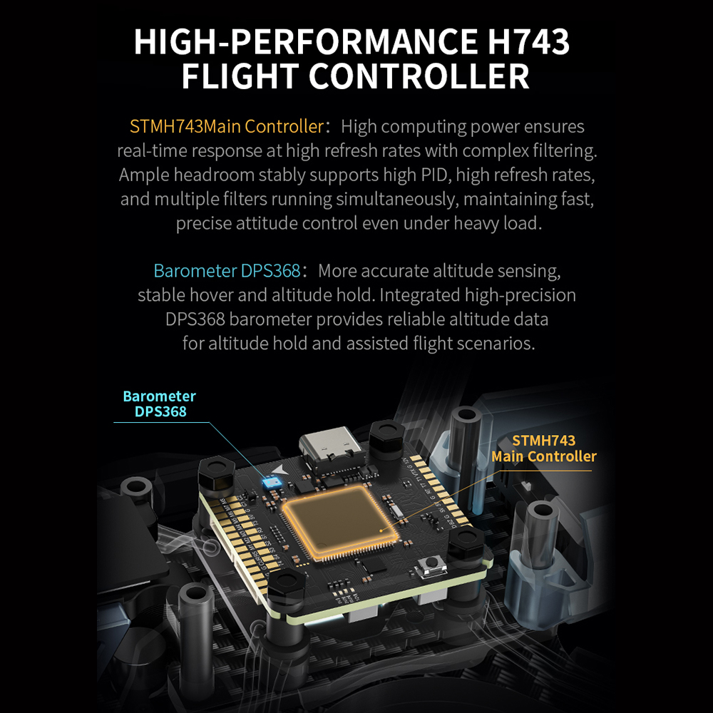 Axisflying H743 PRO フライトコントローラ - Drone Flight Controller のレビューと価格