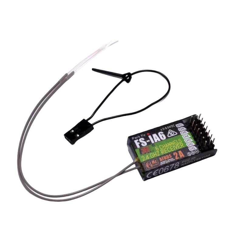 Flysky FS-IA6 レシーバー 6CH デュアルアン - Drone Antenna のレビューと価格