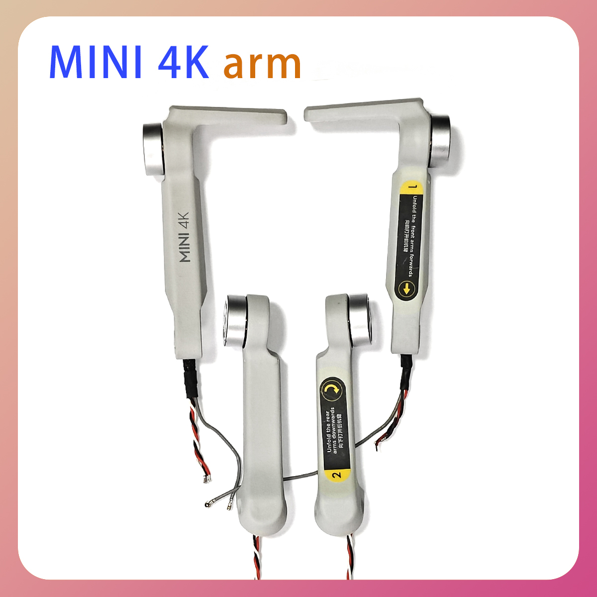 純正DJI Mini 4Kの左右前後アーム（モーターを含む） - Drone Arm のレビューと価格