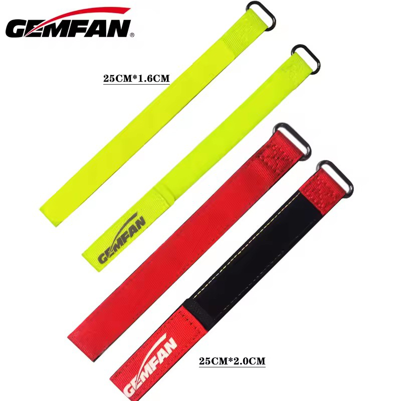 Gemfan-高強度滑り止め織りリポバッテリーストラップ、1 - Drone Battery Strap のレビューと価格