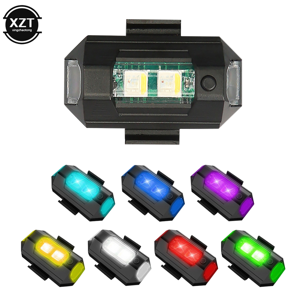 衝突防止LEDストロボライト,ミニ信号,点滅警告灯,USB, - Drone Led Light のレビューと価格