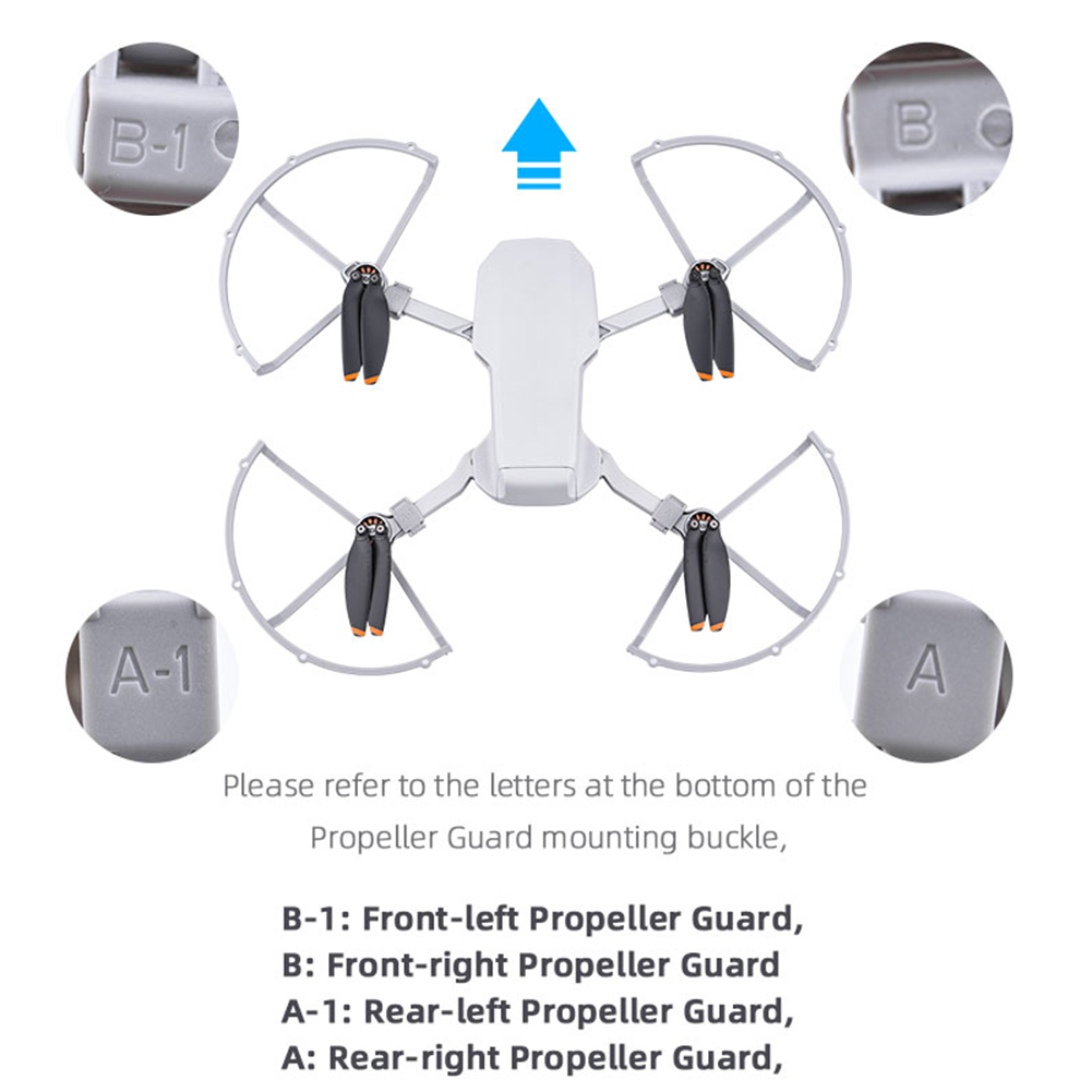 プロペラガード スペアアクセサリー 保護アクセサリー ブレー - Drone Propeller Guard のレビューと価格