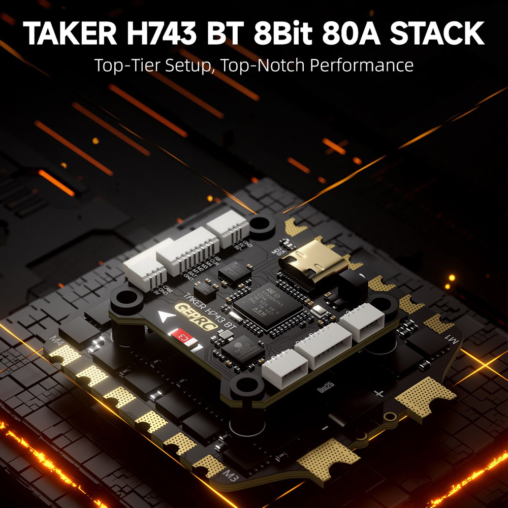 GEPRC TAKER H743 BT 8Bit 80A ス - Drone Esc のレビューと価格