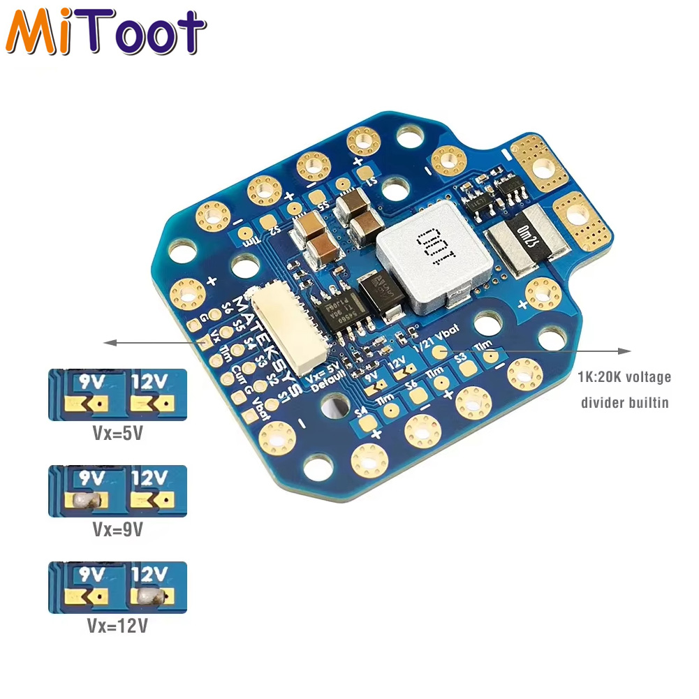 Mateksys PDB-HEX 12S 電源分配ボード デ - Drone Power Distribution Board のレビューと価格