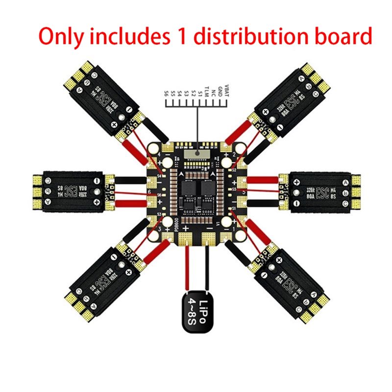 【サイバーマンデー】1個 PDB600A 8S 600A P - Drone Power Distribution Board のレビューと価格