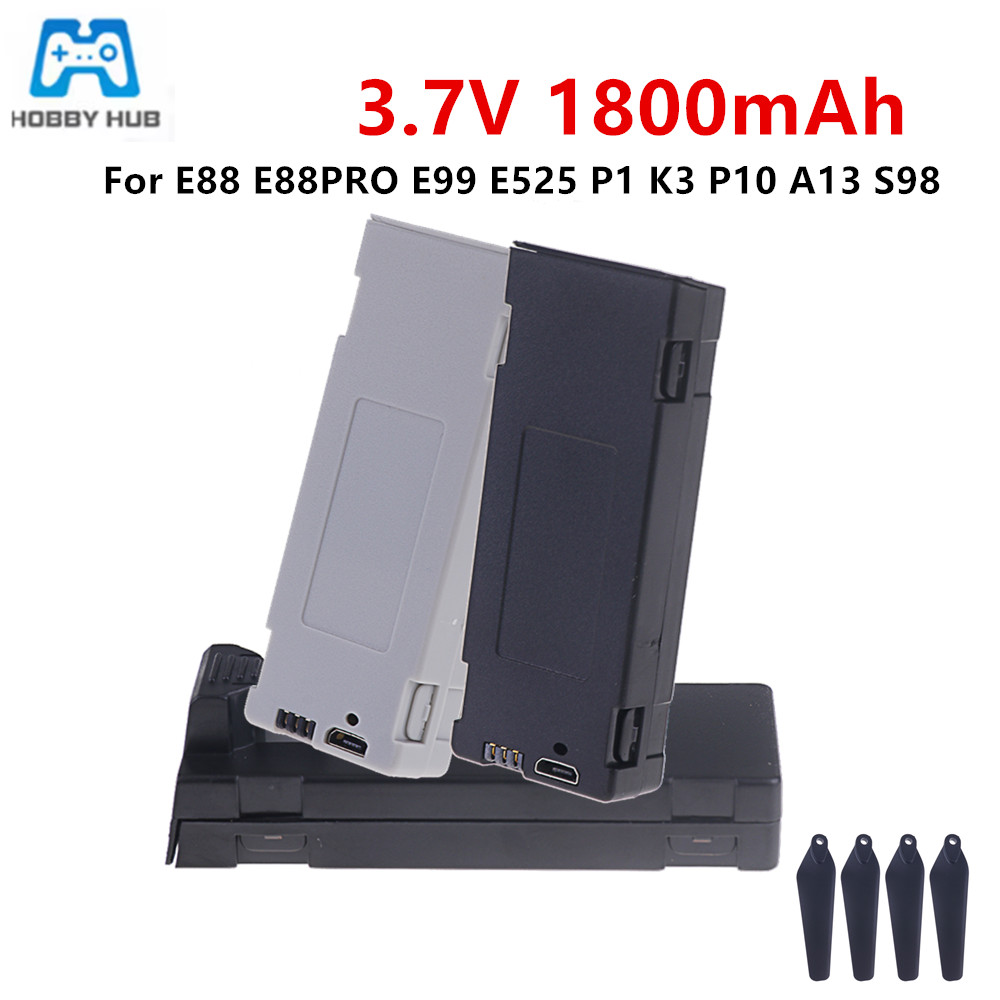 E88 バッテリー充電式バッテリー 3.7V 1800mAh - Drone Charger のレビューと価格