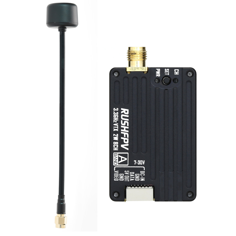 RUSHFPV 3.3G 2W VTX送信機 FPV送信機受 - Drone Antenna のレビューと価格