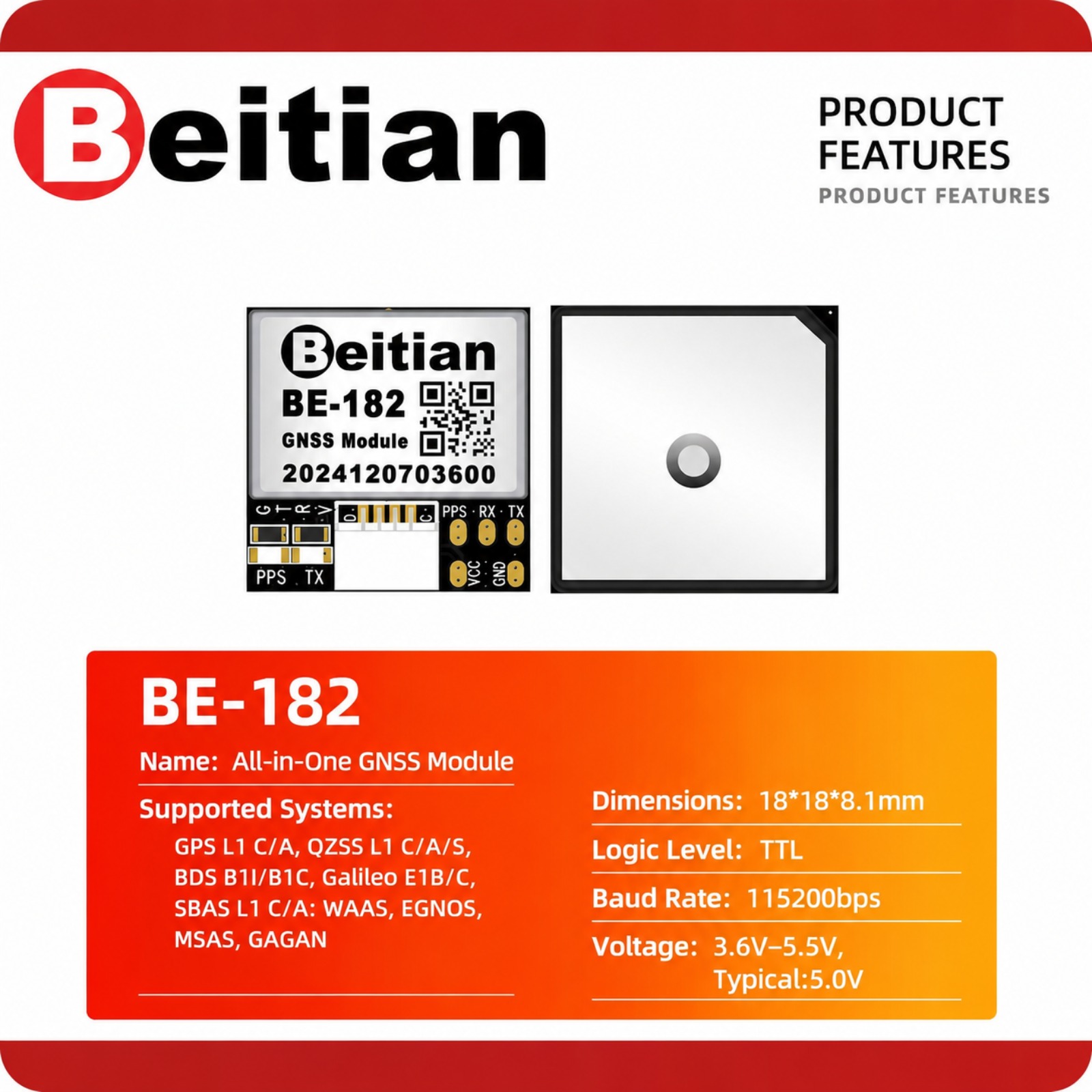 Beitian M10 トリプルモード GNSS コンパスモ - Drone Gps Module のレビューと価格