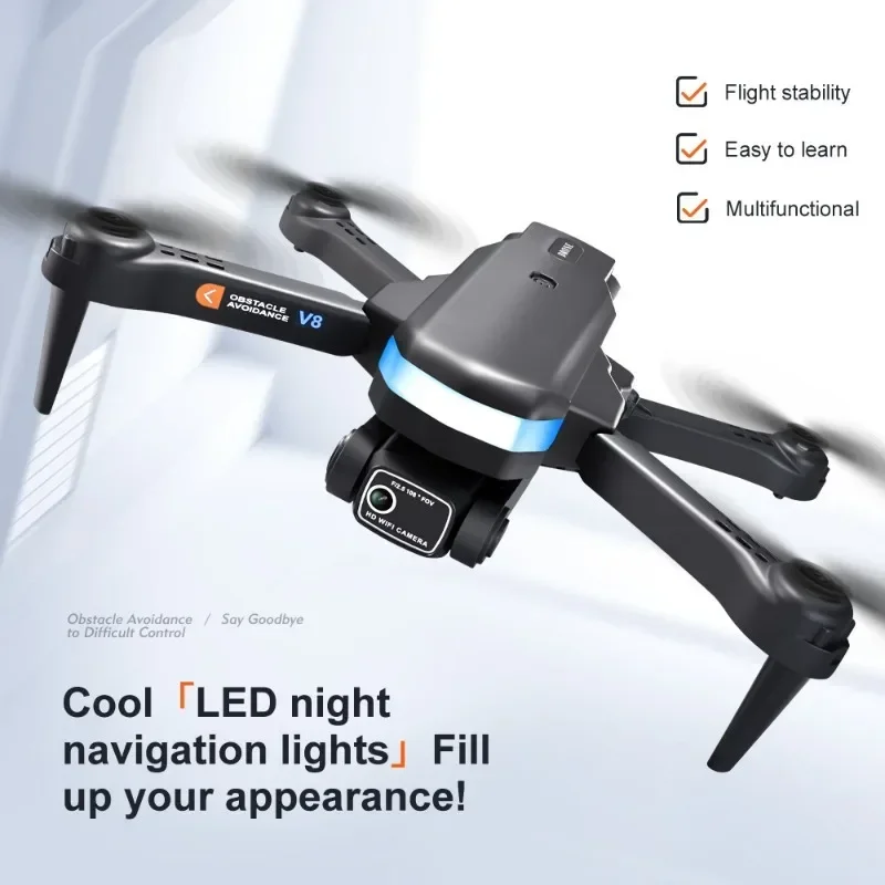 V8 プロフェッショナルドローンミニ 8K HD カメラ三面 - Drone Gimbal のレビューと価格