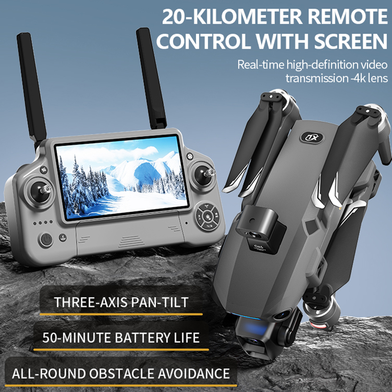 2026年新型8Kデュアルカメラドローン、5.5インチ大型ス - Drone Gps Module のレビューと価格