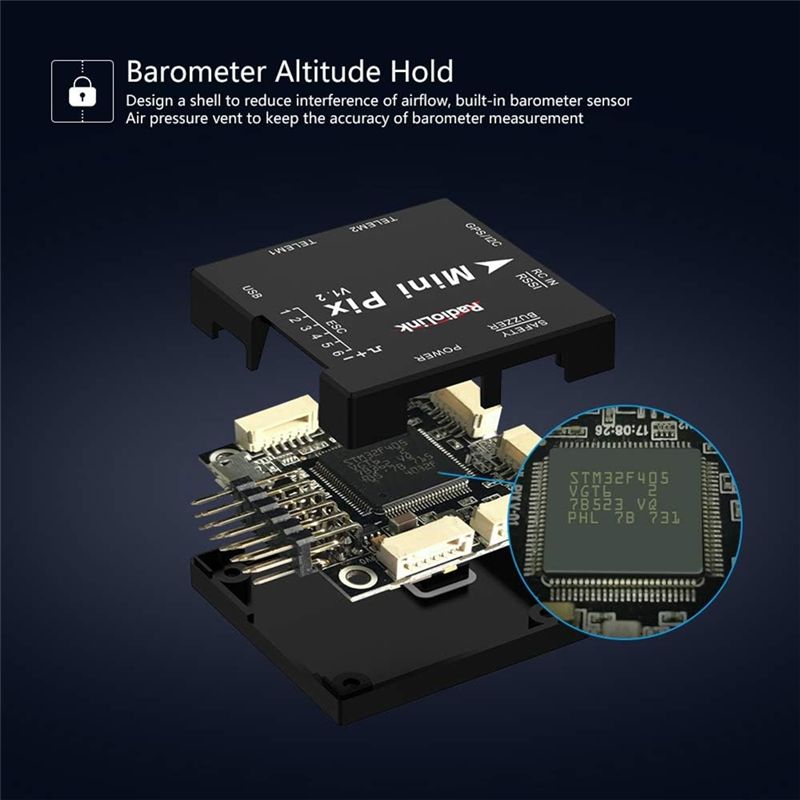 A49K-Radiolink Mini PIX フライトコン - Drone Flight Controller のレビューと価格