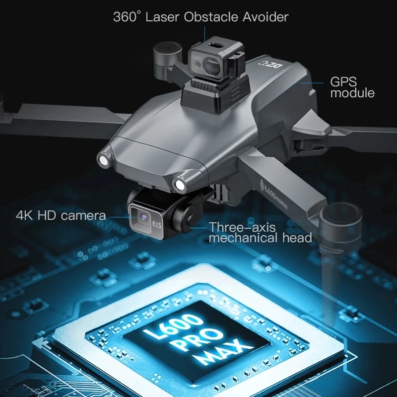 L600 プロマックス GPS ドローンプロフェッショナル  - Drone Gps Mount のレビューと価格