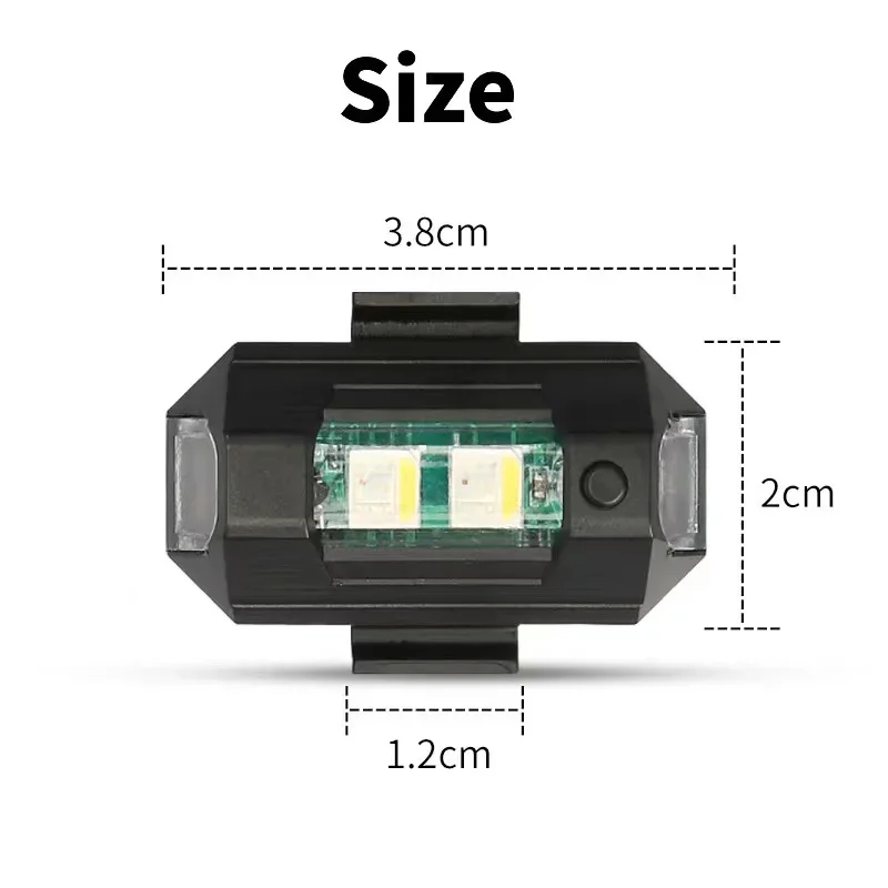 衝突防止LEDストロボライト,オートバイドローン用,夜間飛行 - Drone Led Light のレビューと価格