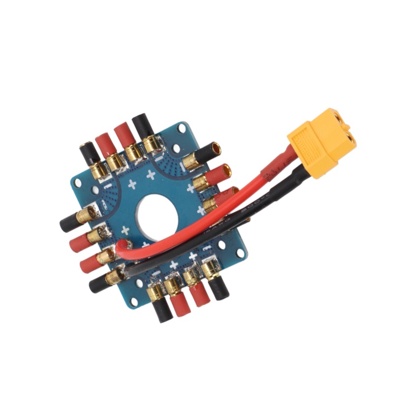 ESC 電源配電盤接続ボード XT60 プラグ付き 3.5m - Drone Power Distribution Board のレビューと価格