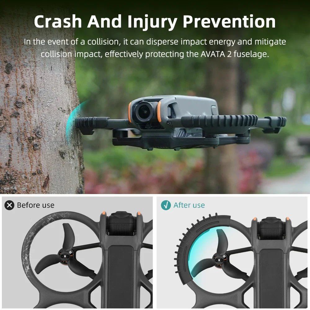 Brdrc-軽量プロペラガード,衝突防止バンパー,dji a - Drone Propeller Guard のレビューと価格