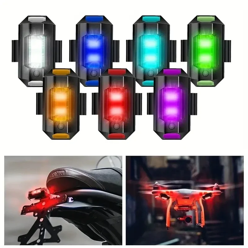 衝突防止LEDストロボライト,オートバイドローン用,夜間飛行 - Drone Led Light のレビューと価格