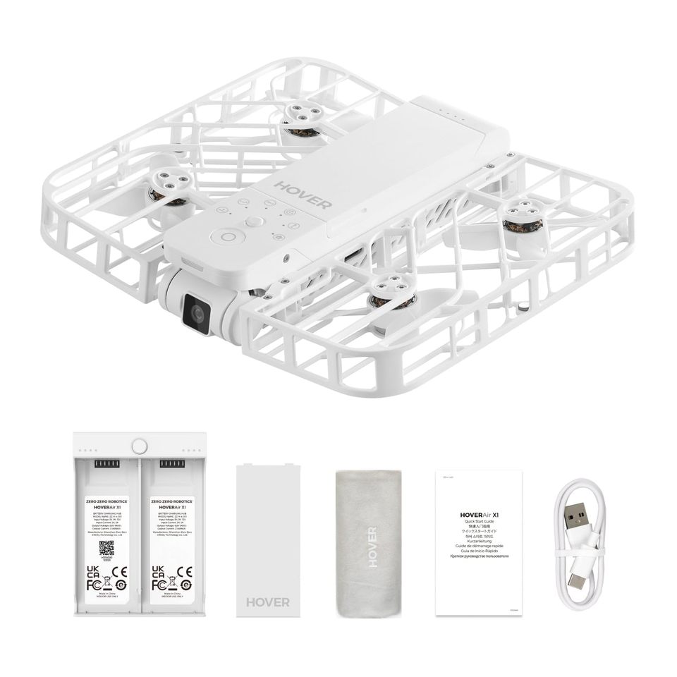 Hover Air X1 超軽量125g折りたたみ式飛行カメ - Drone Camera のレビューと価格