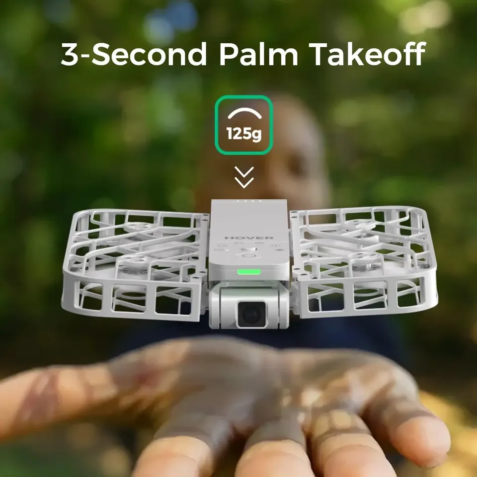 Hover Air X1 超軽量125g折りたたみ式飛行カメ - Drone Camera のレビューと価格