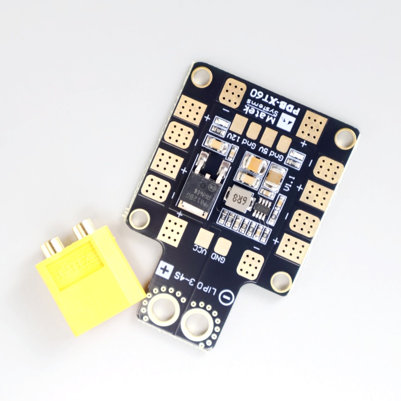 Matek Systems PDB XT60 W/ BEC  - Drone Power Distribution Board のレビューと価格