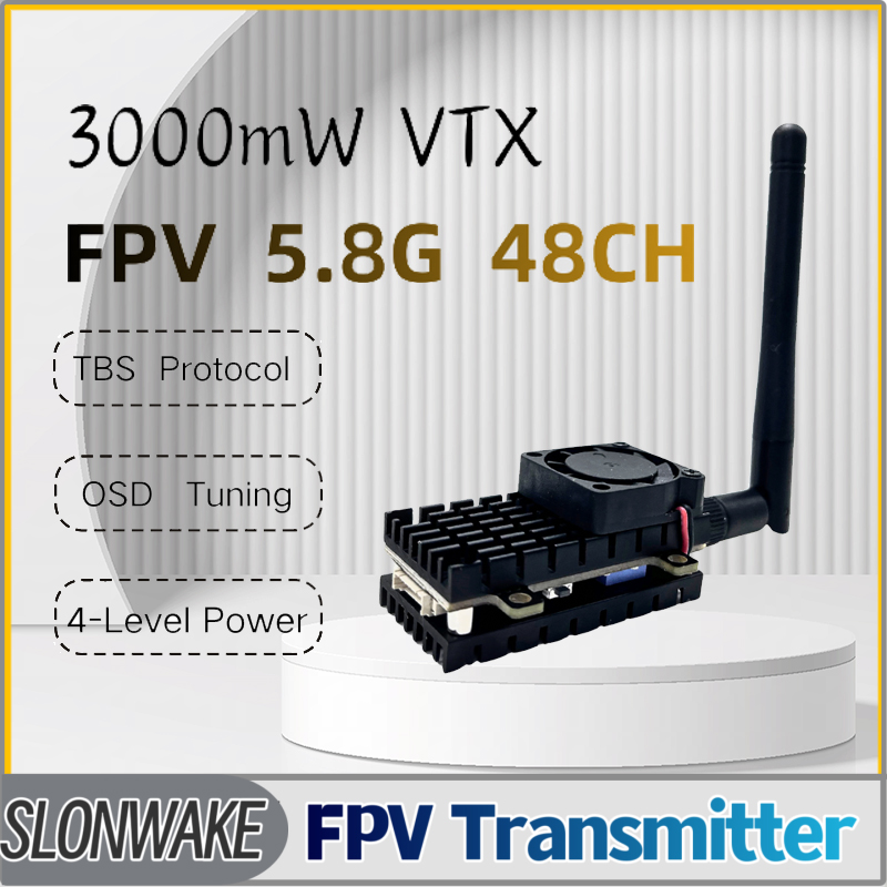 SLONWAKE 5.8G 3000mW シミュレーション  - Drone Frame のレビューと価格