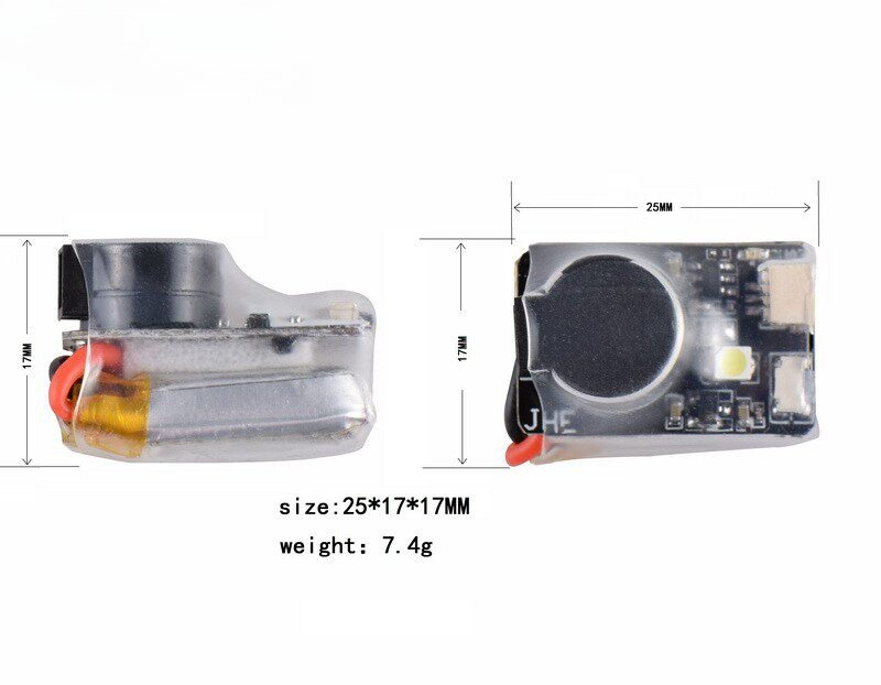 J110dB 大音量 FPV ブザー ロストモデルファインダ - Drone Buzzer のレビューと価格