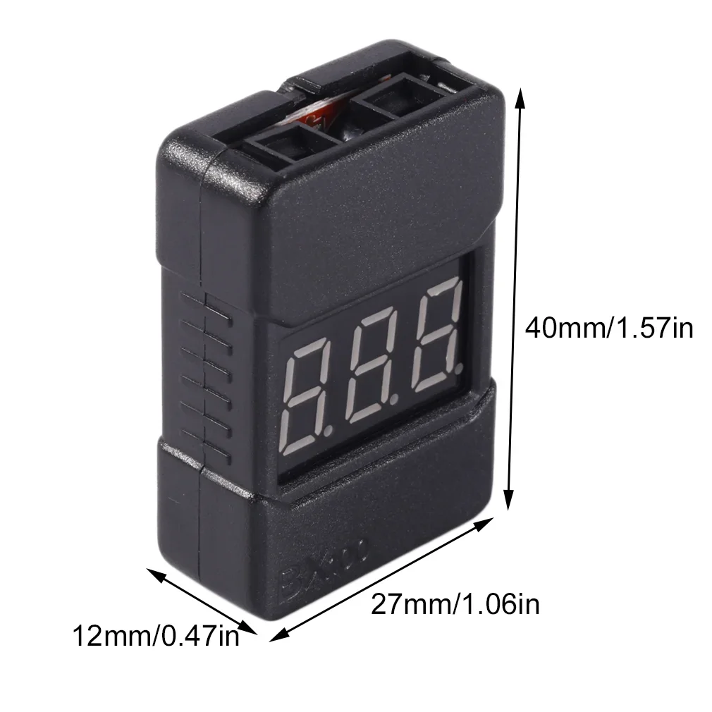 BX100 1-8S リポバッテリー電圧テスター LCD デ - Drone Buzzer のレビューと価格