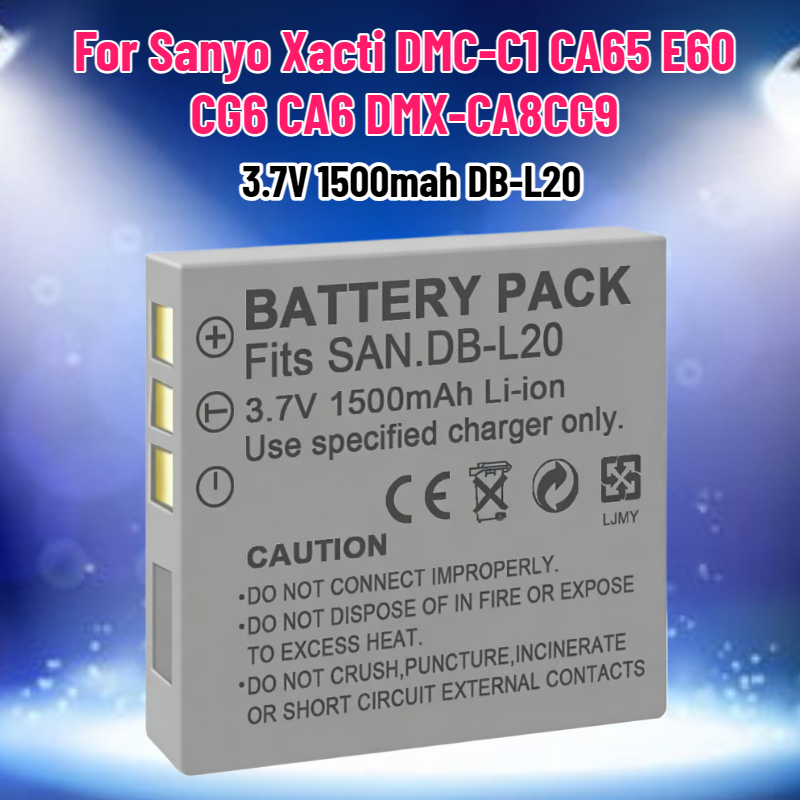 3.7V 1500mah DB-L20 バッテリー Sany - Drone Camera のレビューと価格