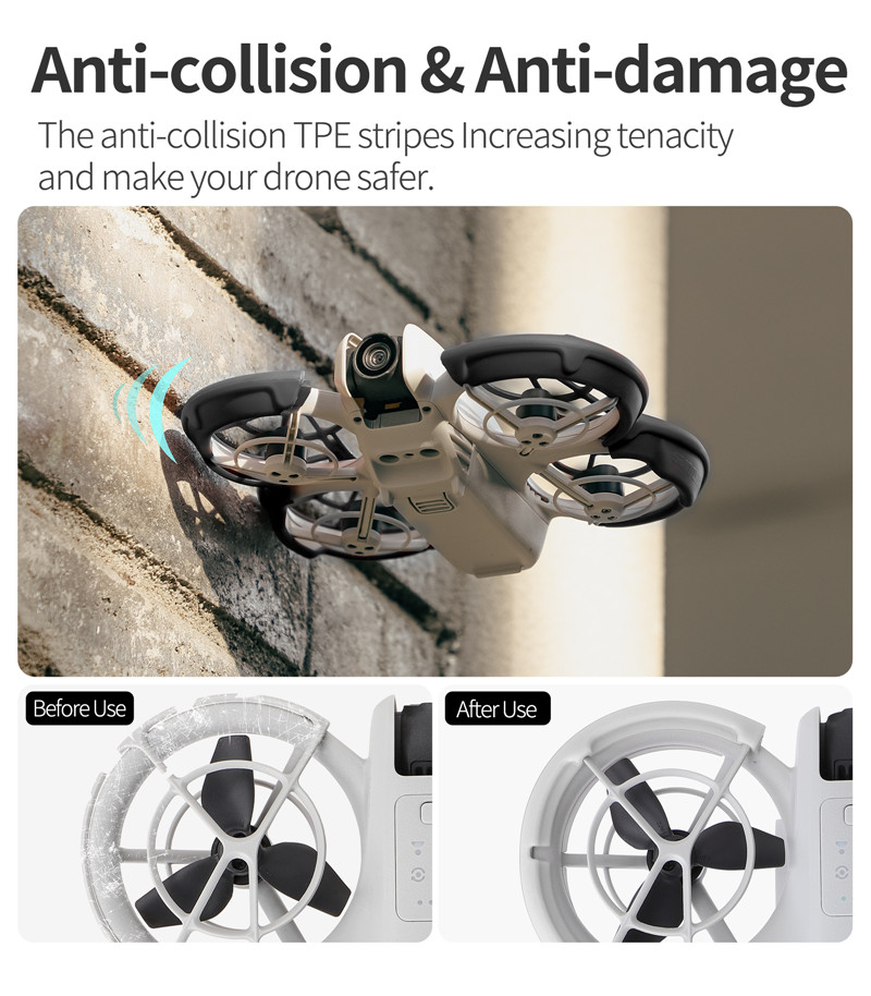 プロペラガード DJI NEO 用 衝突防止 落下防止 バン - Drone Propeller Guard のレビューと価格