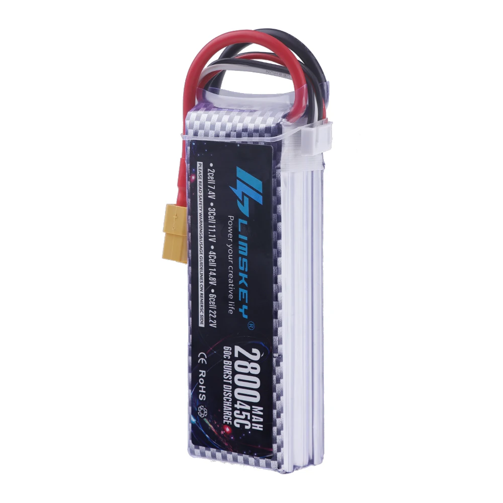 3S 充電式リポバッテリー 11.1V 2800mah 45 - Drone Battery のレビューと価格