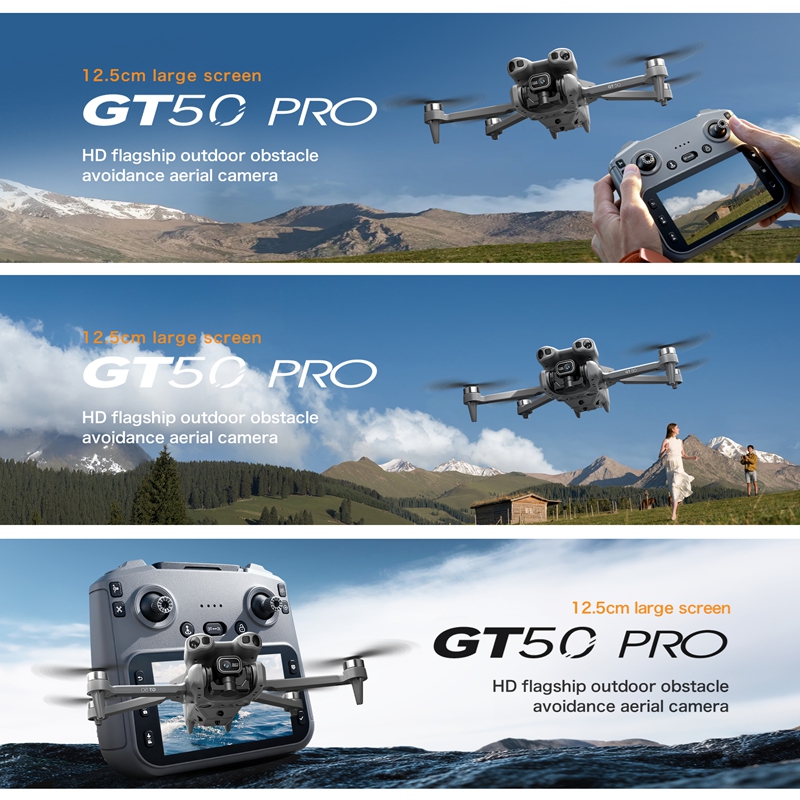 GT50 ミニドローン デュアルカメラ 8K 空撮機 障害物 - Drone Gps Module のレビューと価格